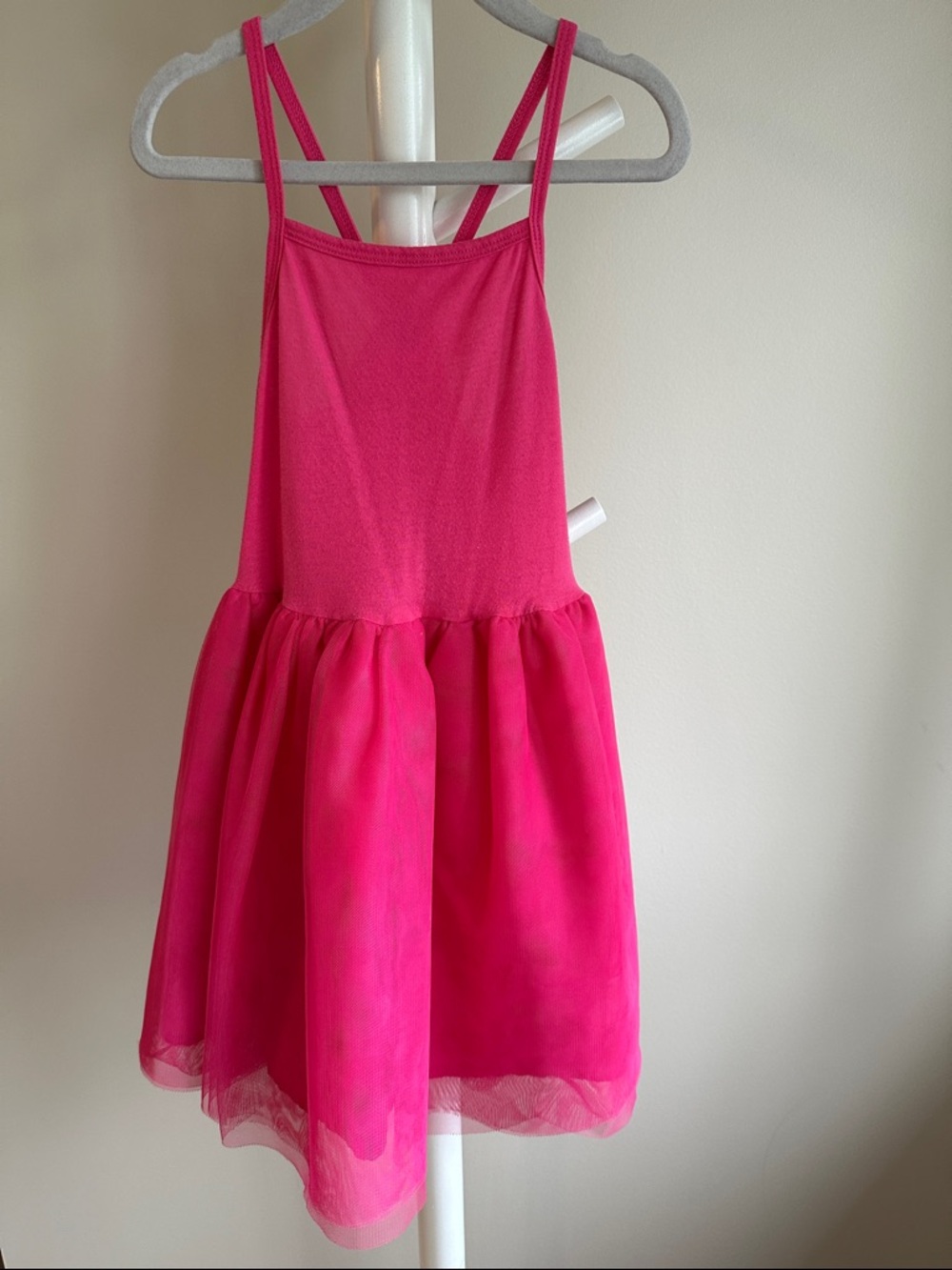 Old Navy Pink Spaghetti Strap Tulle Dress 4T